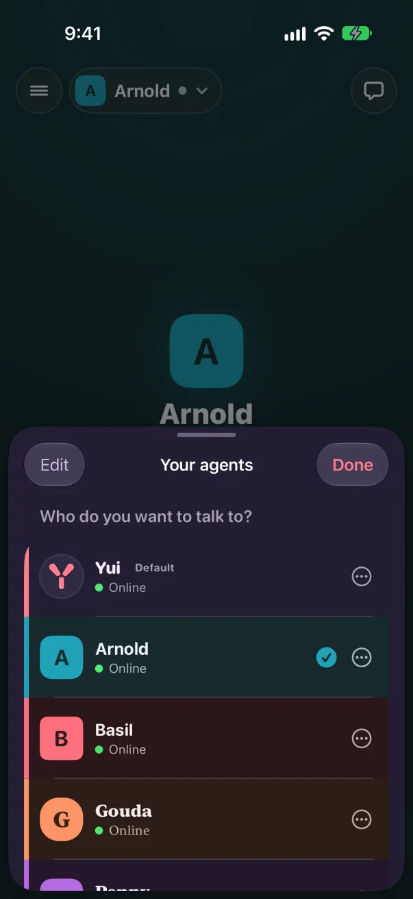Your agents, your list