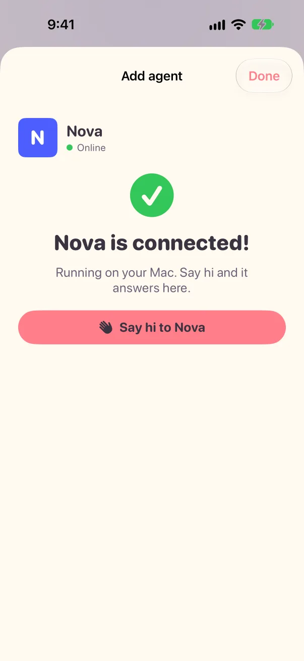 Connect your agent