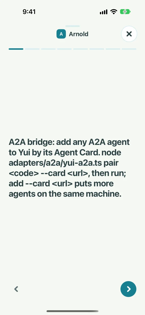 Long messages read as pages