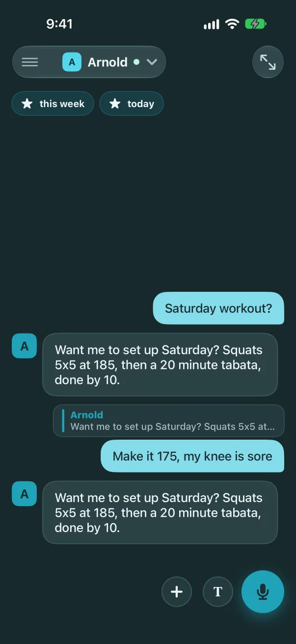 Reply to a message