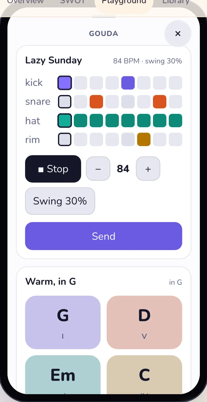 Gouda turns a vibe into a beat