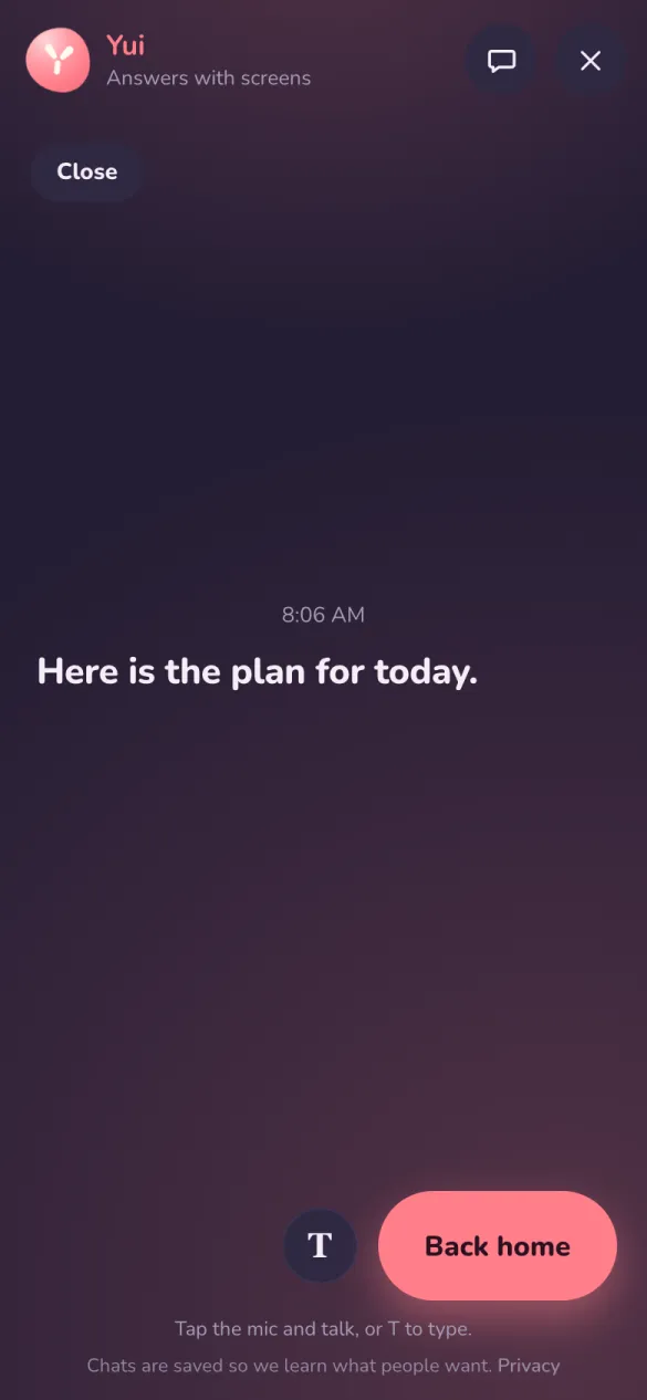 The stage with today's answer: its clock time in small type above it.