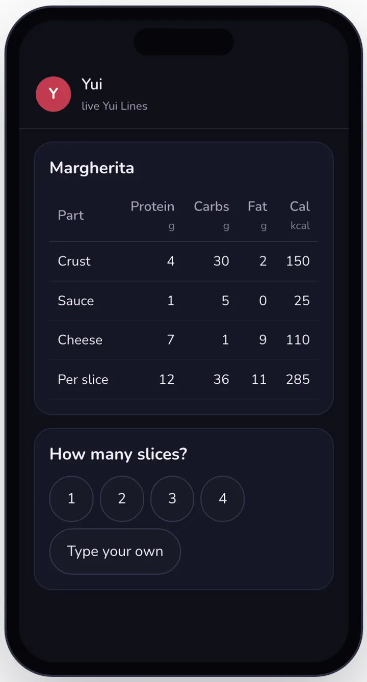 The same answer in dark mode