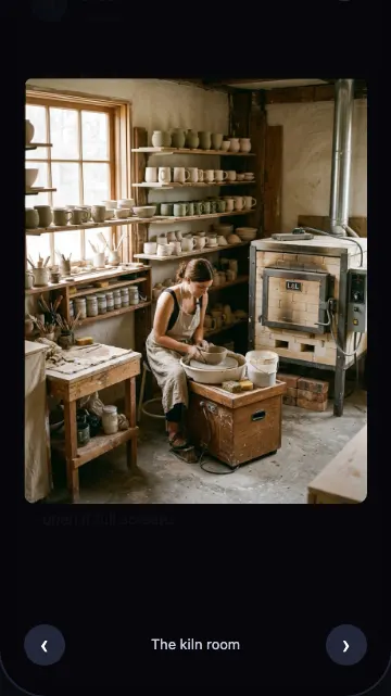 A gallery photo opened full screen