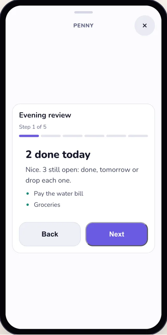 Penny's evening review