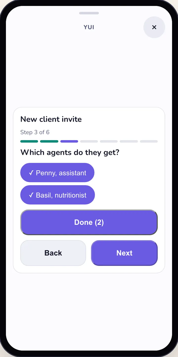 Invite someone, their agents are waiting