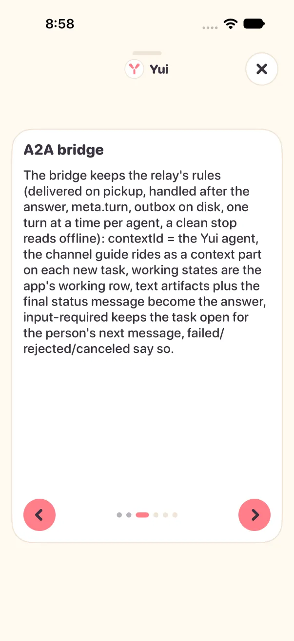 A middle page of the same report in light mode